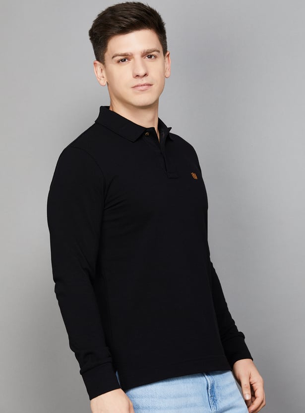 FAHRENHEIT Solid Regular Polo T-shirt