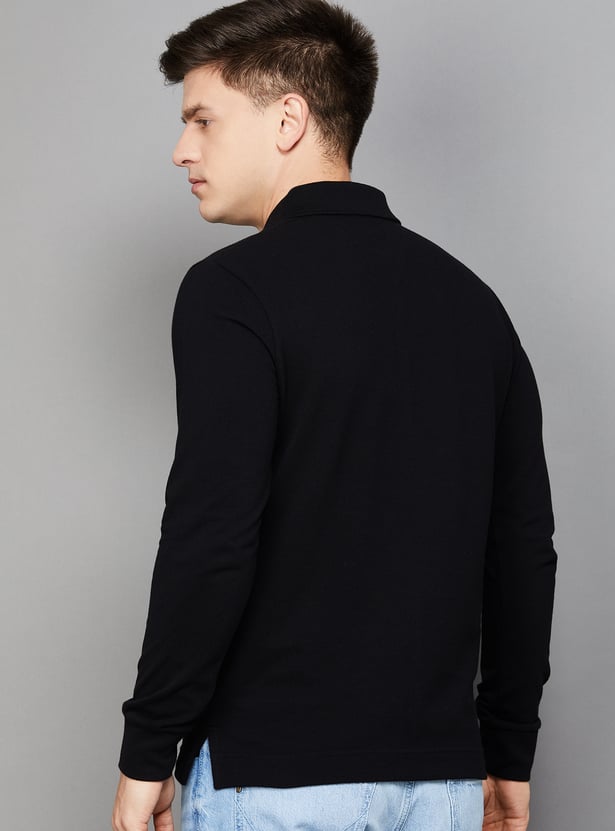 FAHRENHEIT Solid Regular Polo T-shirt