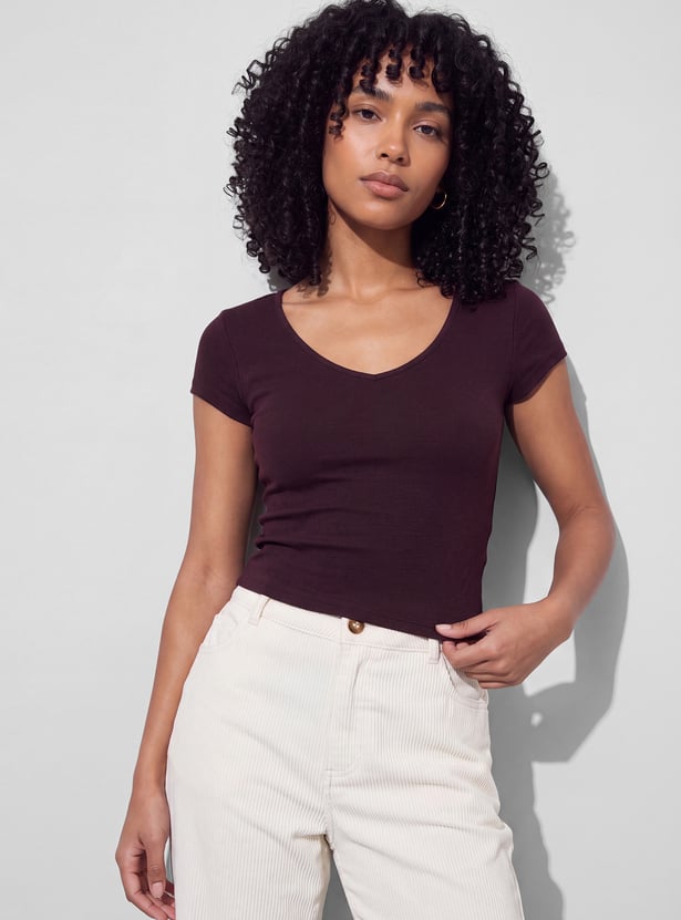 GINGER Solid T-shirt