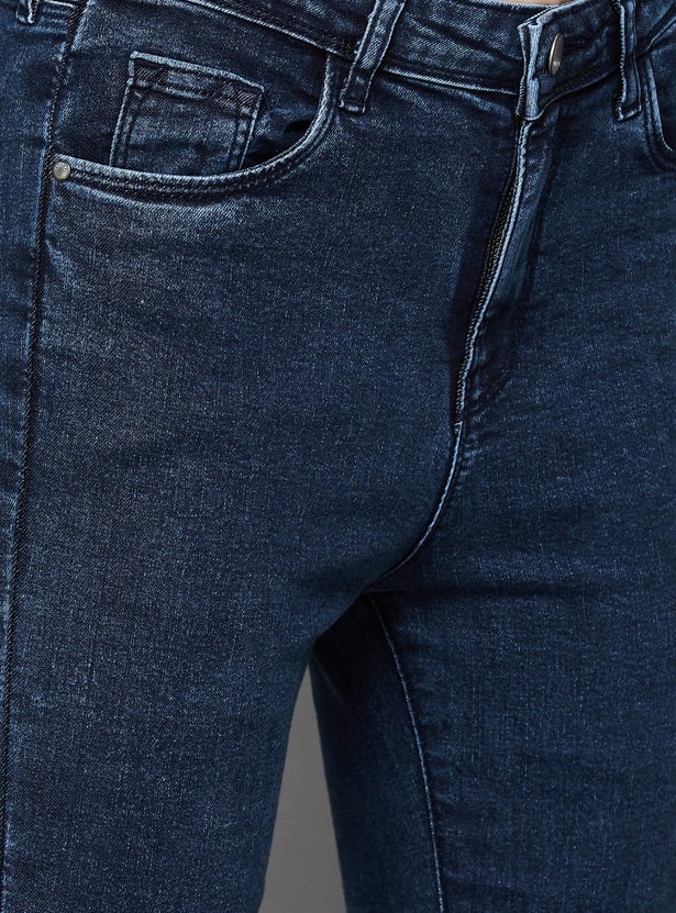 KRAUS Solid Flared Jeans