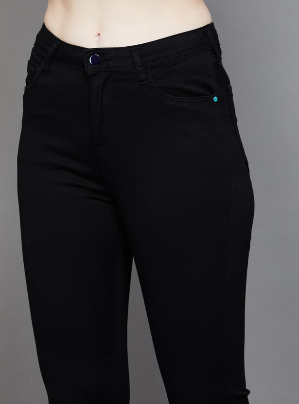 KRAUS Solid Flared Jeans