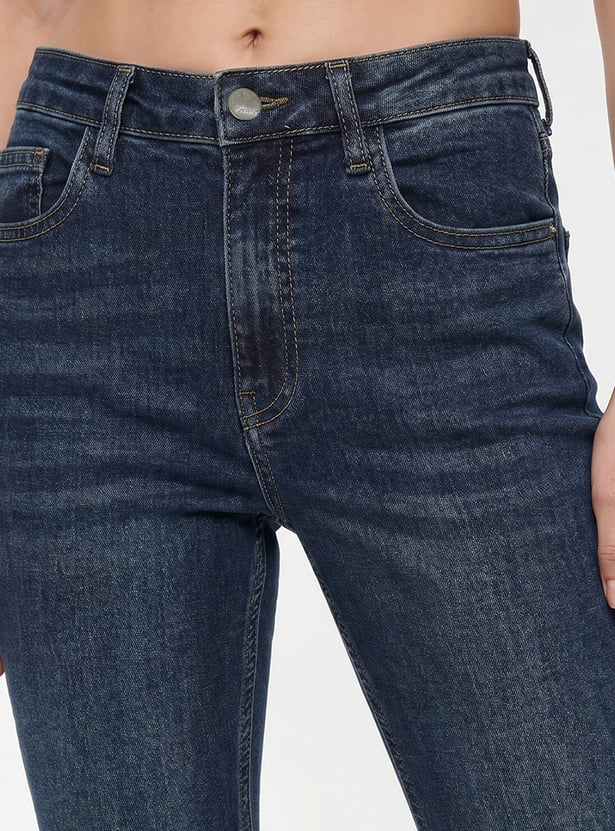 KRAUS Washed Straight Fit Jeans