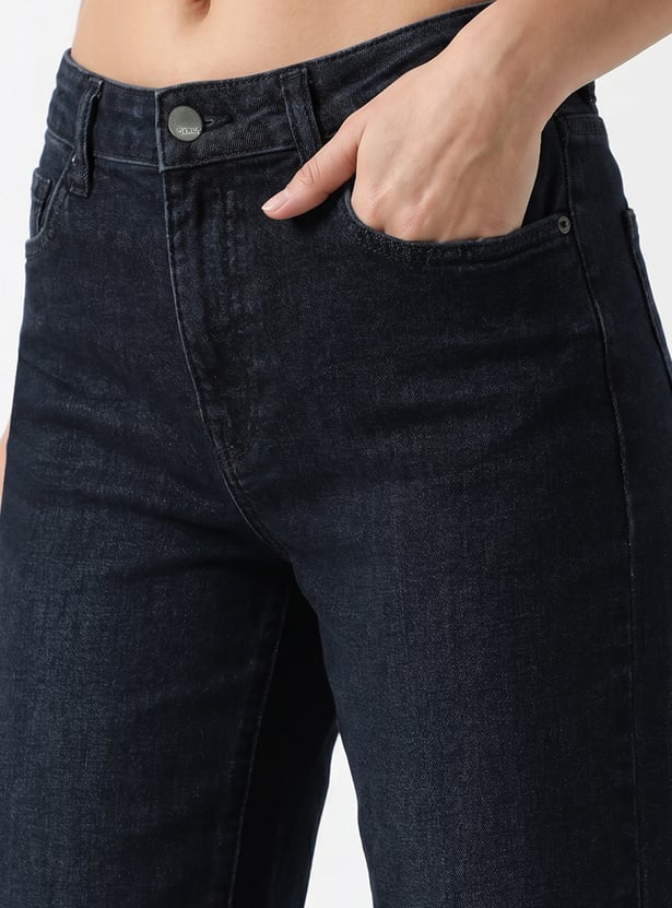KRAUS Solid Straight Fit Jeans