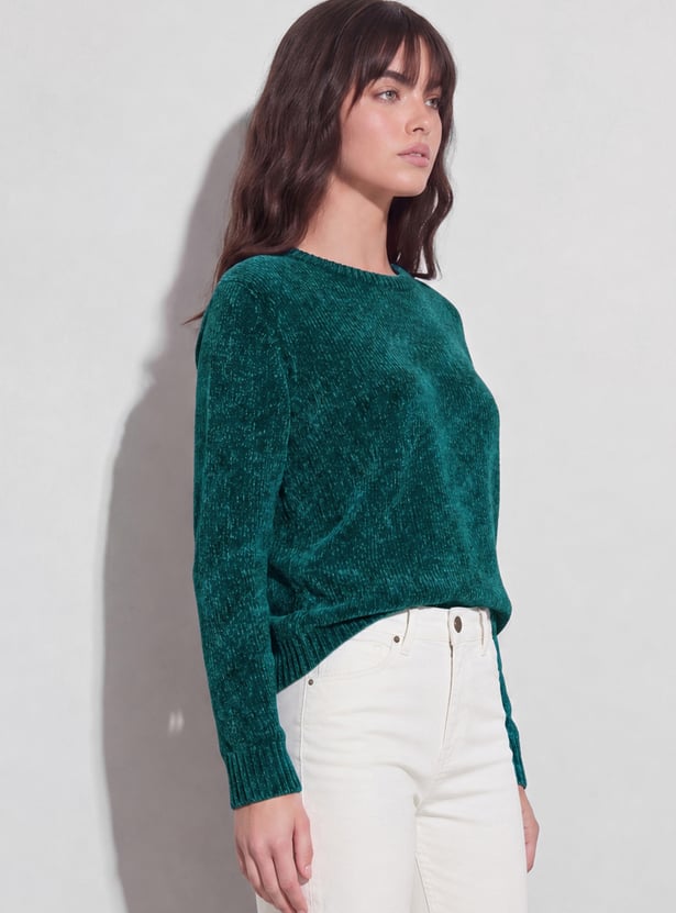 FAME FOREVER Solid Sweater
