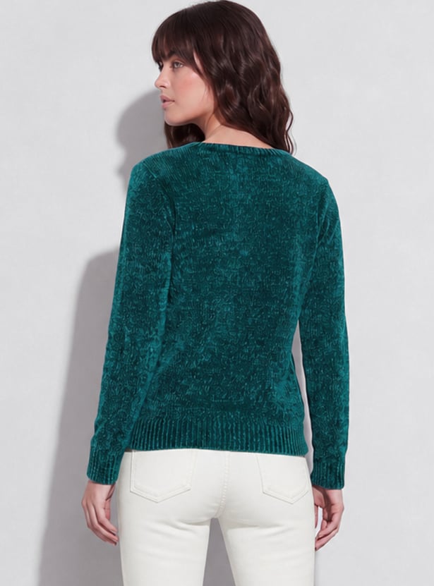 FAME FOREVER Solid Sweater