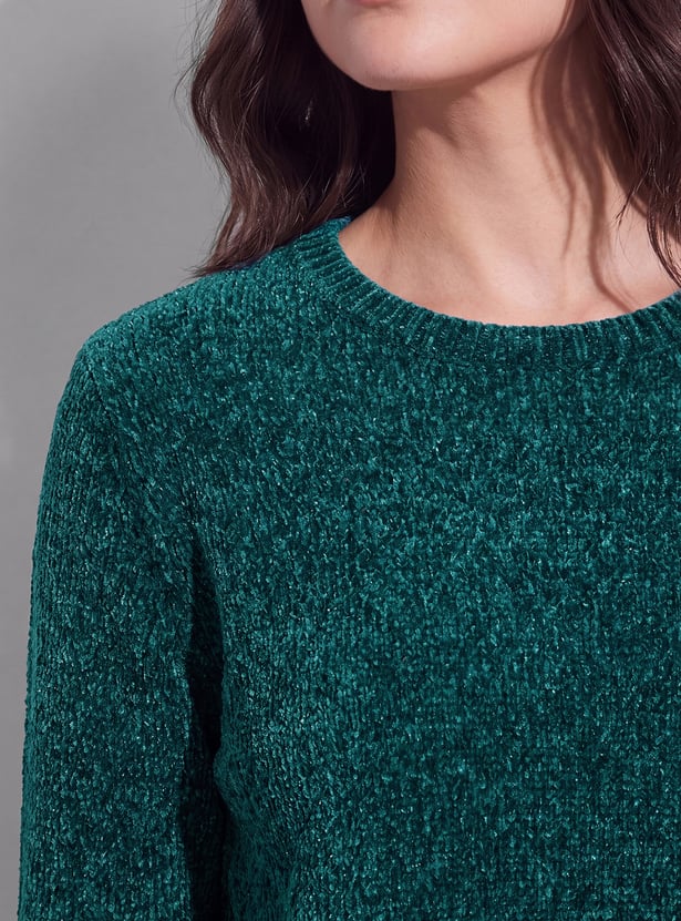 FAME FOREVER Solid Sweater