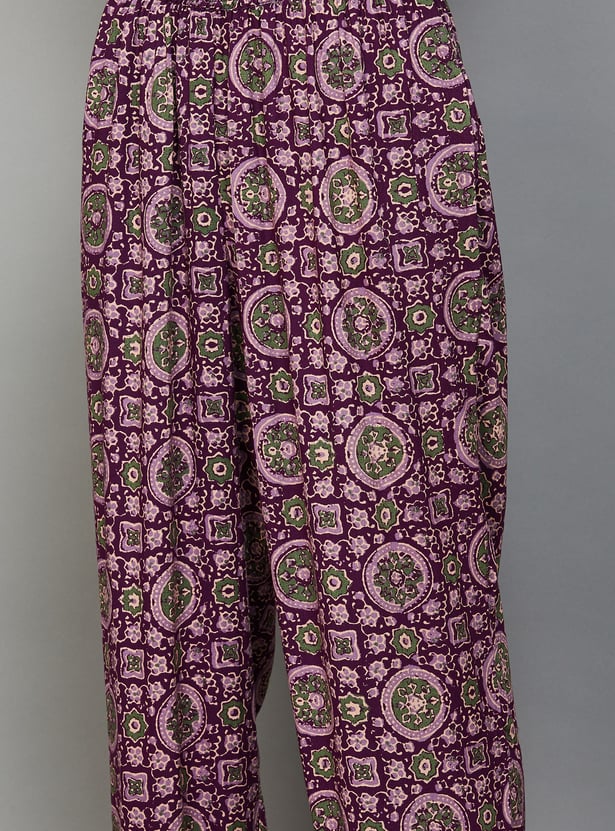 BIBA Embroidered Straight Kurta Set