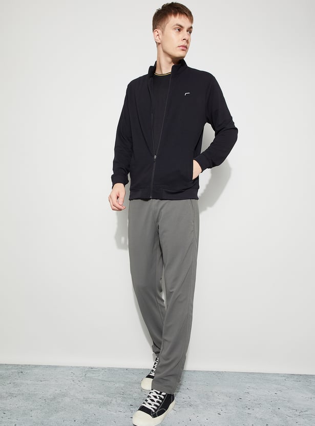 FAME FOREVER ACTIVE Striped Sweatshirt