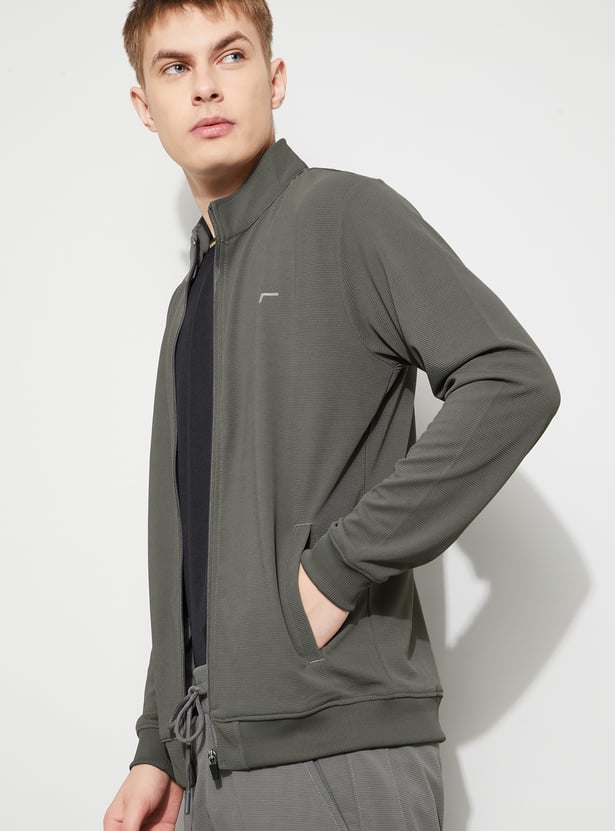 FAME FOREVER ACTIVE Striped Sweatshirt