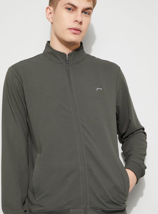 FAME FOREVER ACTIVE Striped Sweatshirt