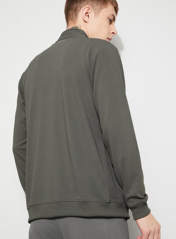 FAME FOREVER ACTIVE Striped Sweatshirt