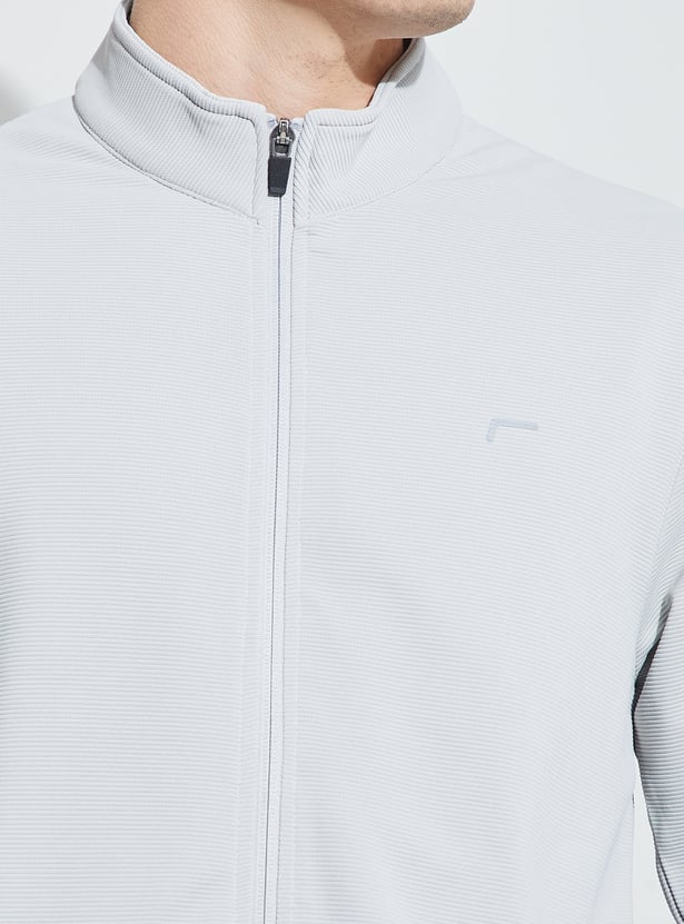 FAME FOREVER ACTIVE Striped Sweatshirt