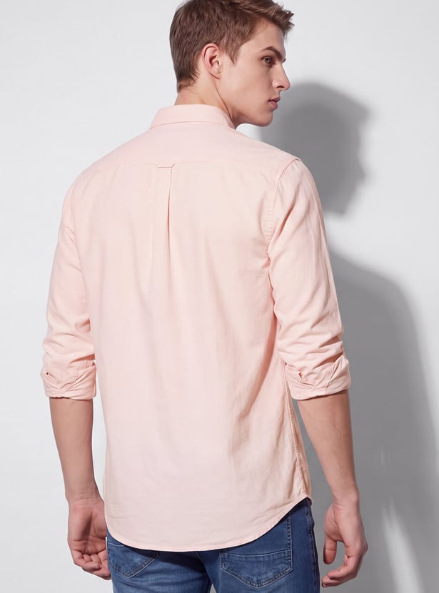 FAME FOREVER Solid Smart Fit Shirt