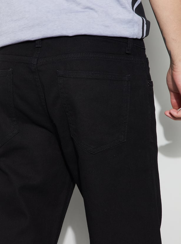 FAME FOREVER Solid Regular Fit Jeans