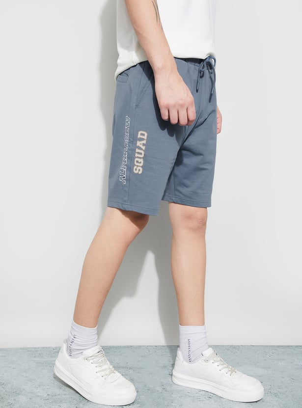 FAME FOREVER Printed Regular Fit Shorts
