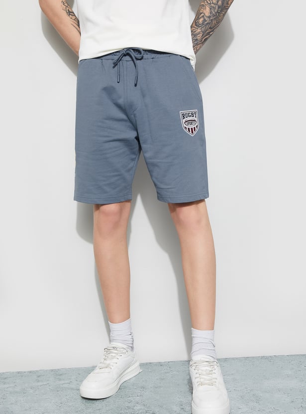 FAME FOREVER Printed Regular Fit Shorts