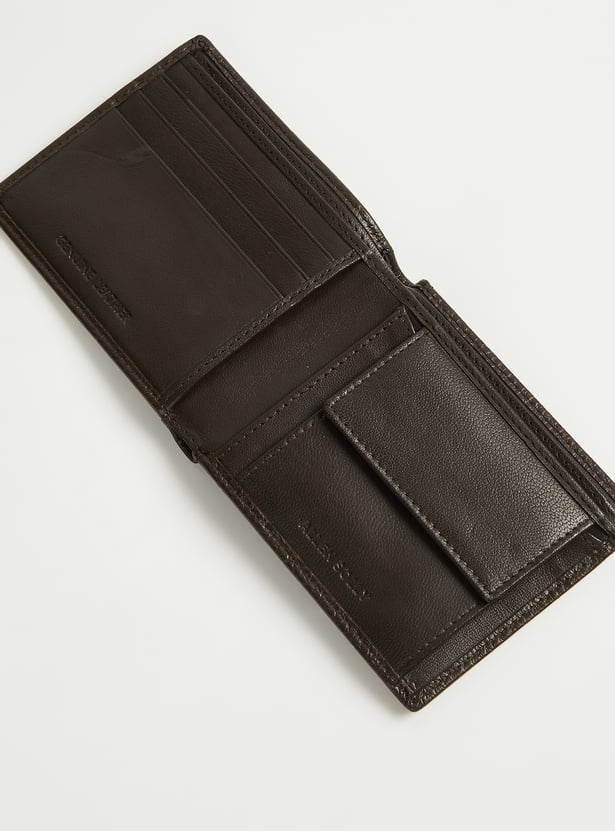 ALLEN SOLLY Textured Bi-Fold Wallet