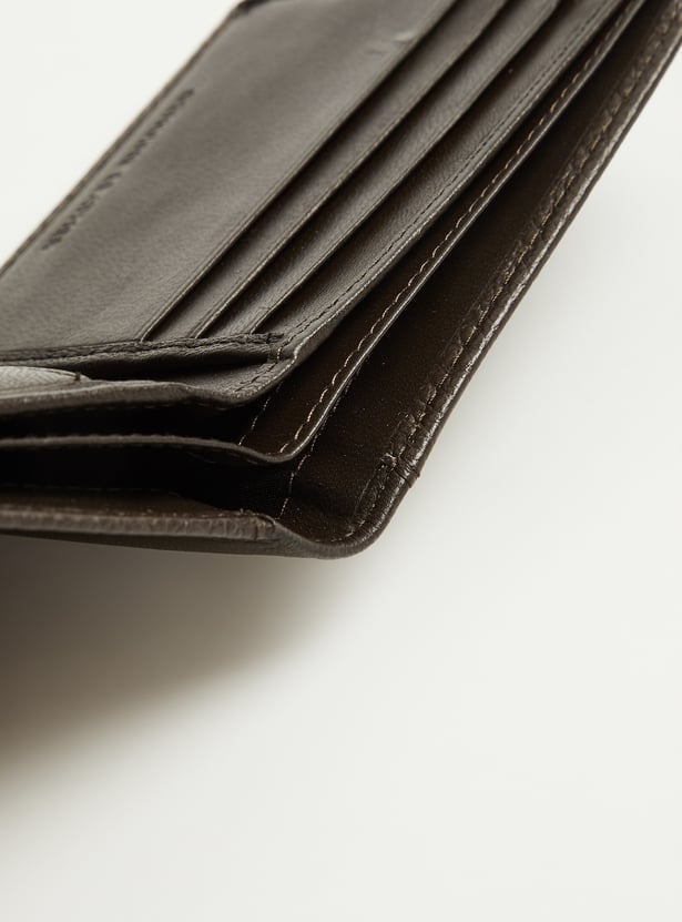 ALLEN SOLLY Textured Bi-Fold Wallet