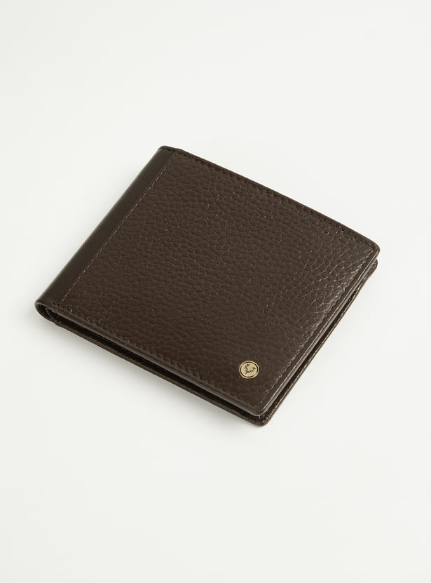 ALLEN SOLLY Textured Bi-Fold Wallet