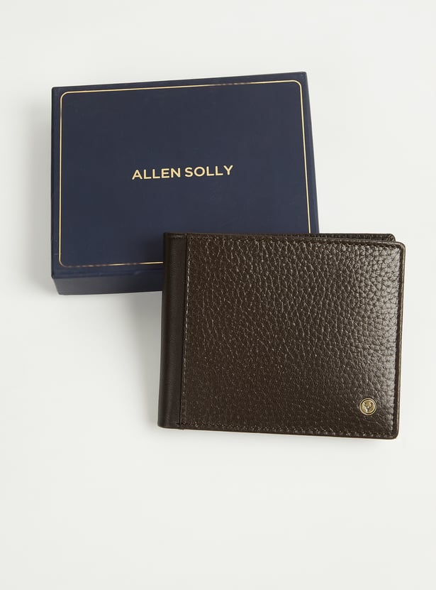 ALLEN SOLLY Textured Bi-Fold Wallet
