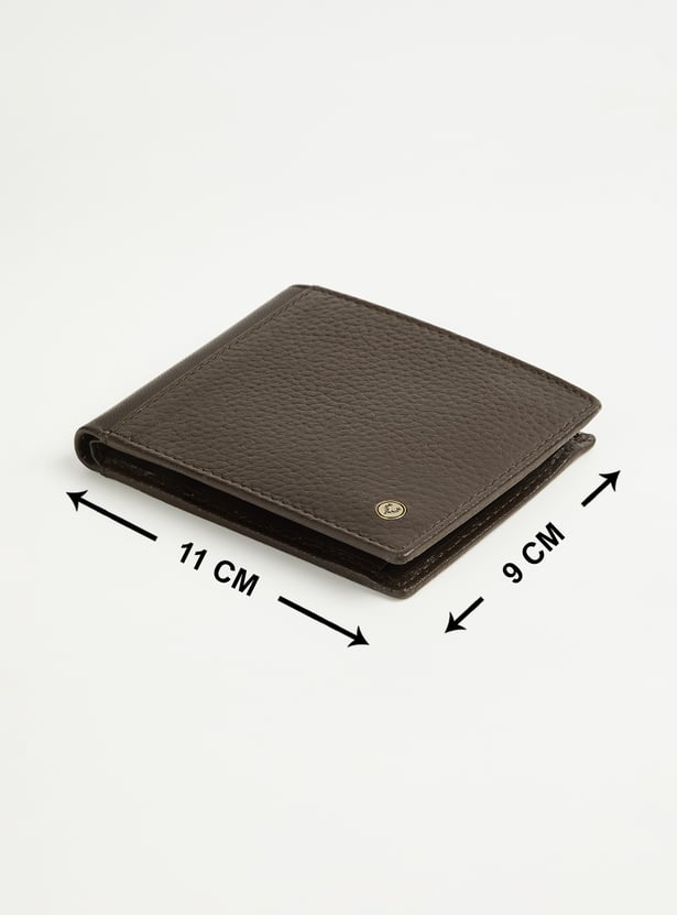 ALLEN SOLLY Textured Bi-Fold Wallet