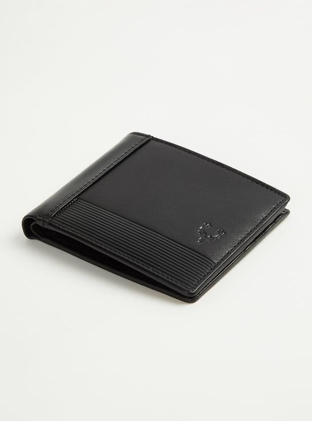ALLEN SOLLY Textured Bi-Fold Wallet
