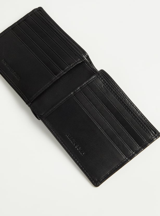 ALLEN SOLLY Textured Bi-Fold Wallet