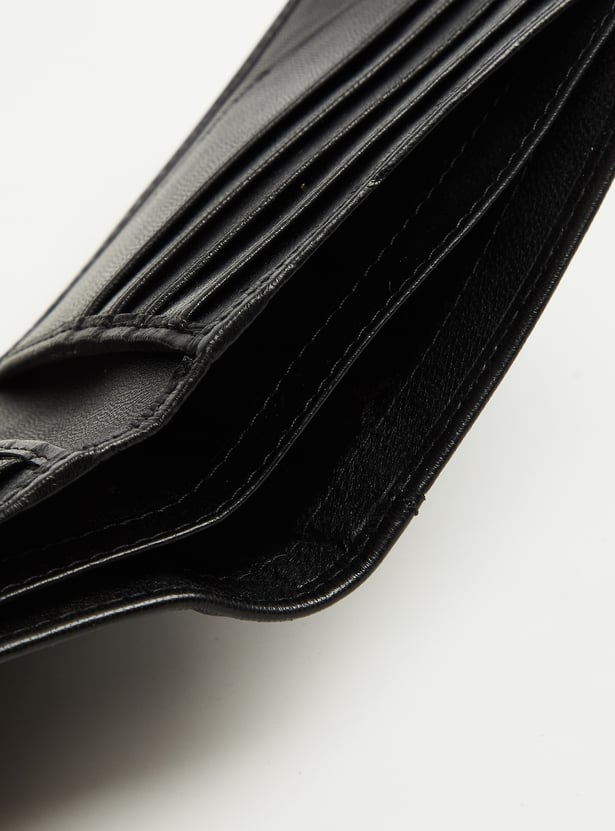 ALLEN SOLLY Textured Bi-Fold Wallet