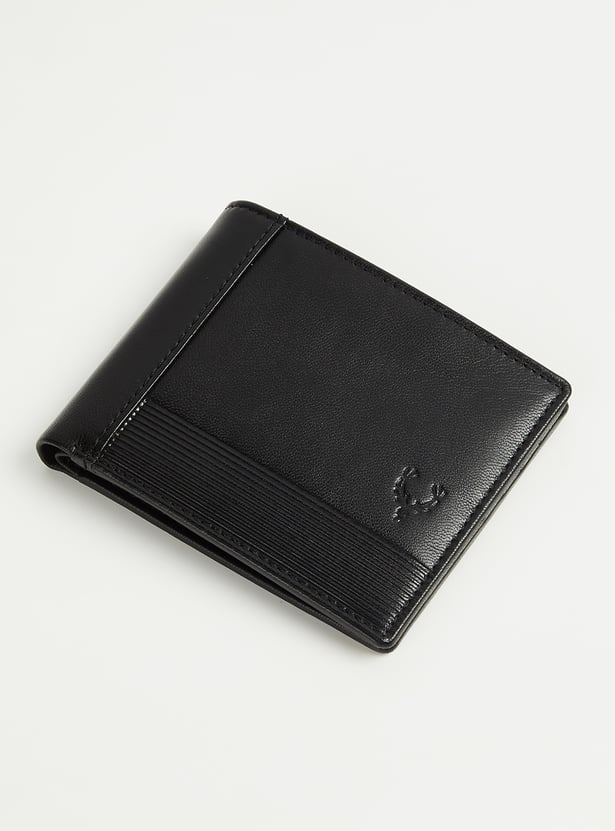 ALLEN SOLLY Textured Bi-Fold Wallet