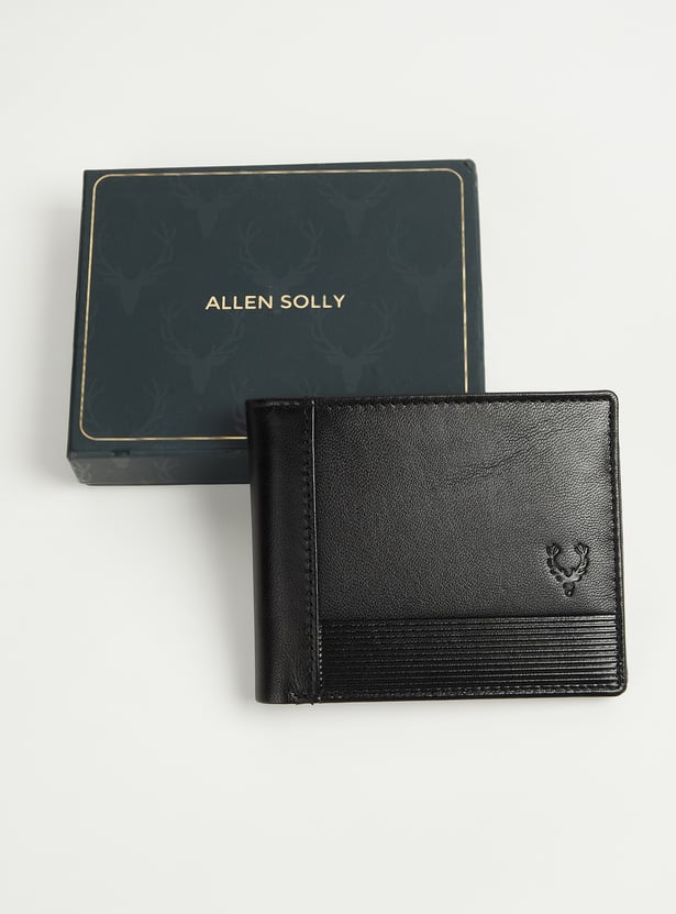 ALLEN SOLLY Textured Bi-Fold Wallet