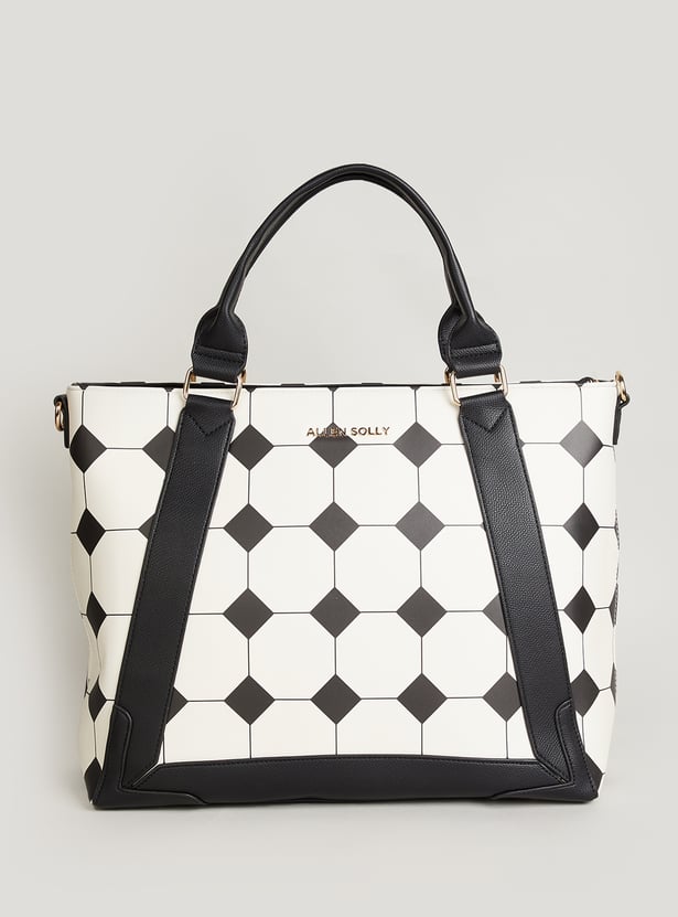 ALLEN SOLLY Printed Laptop Bag