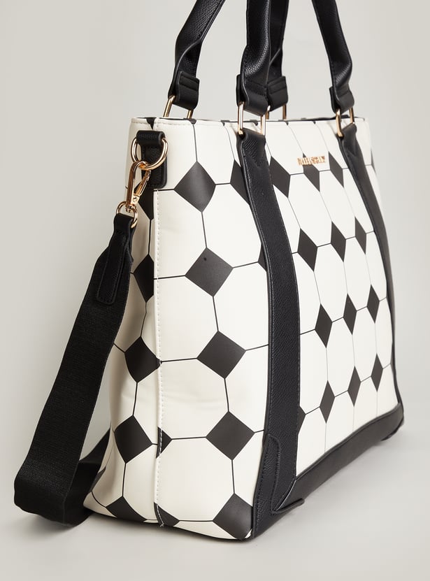 ALLEN SOLLY Printed Laptop Bag