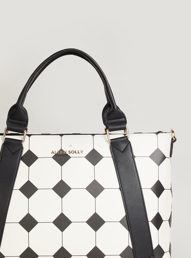 ALLEN SOLLY Printed Laptop Bag