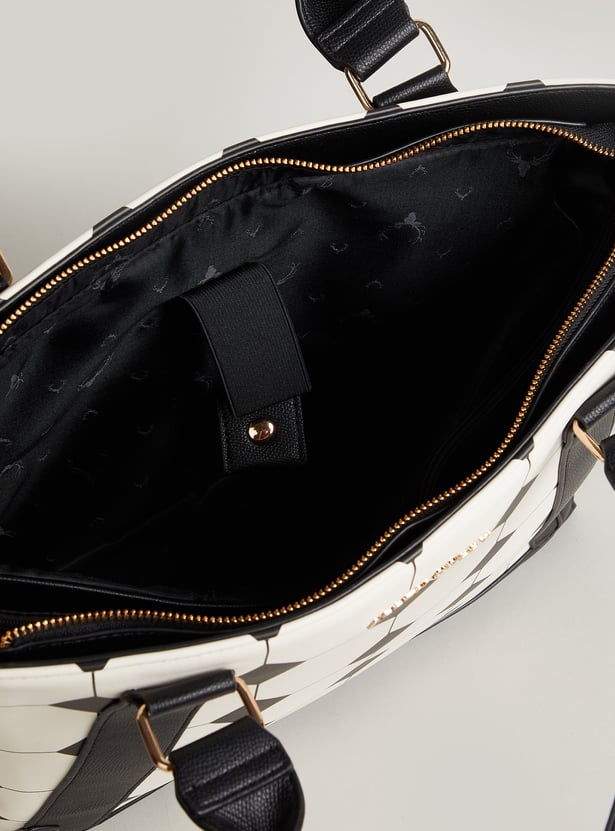 ALLEN SOLLY Printed Laptop Bag