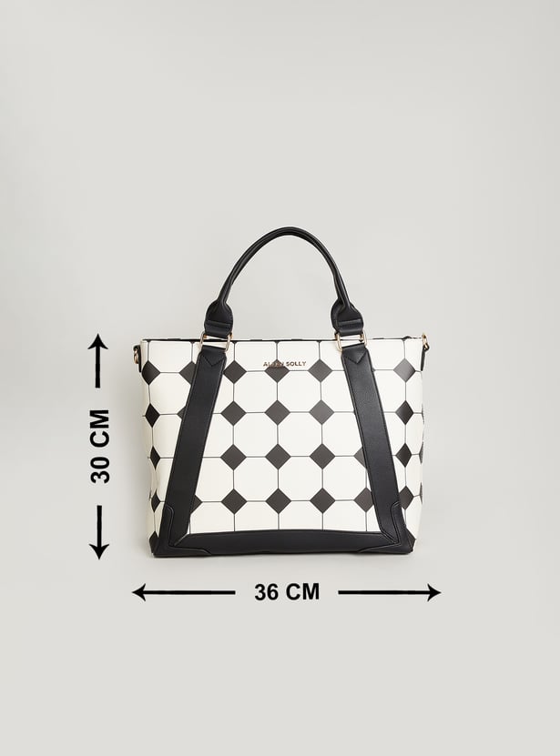 ALLEN SOLLY Printed Laptop Bag