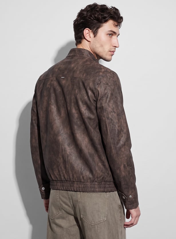 FORCA Textured Biker Jacket