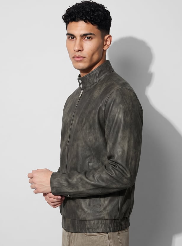 FORCA Textured Biker Jacket