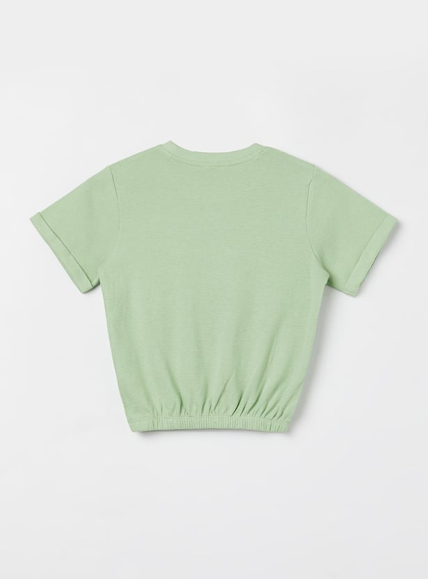 FAME FOREVER Girls Teddy Graphic T-shirt