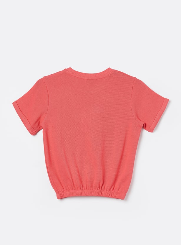 FAME FOREVER Girls Embellished T-shirt