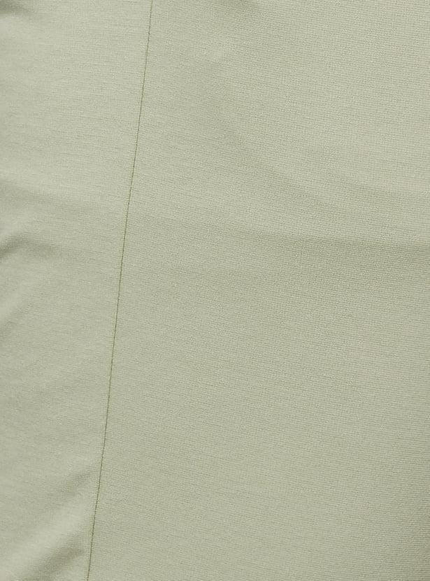 ALLEN SOLLY Solid Slim Fit Trousers