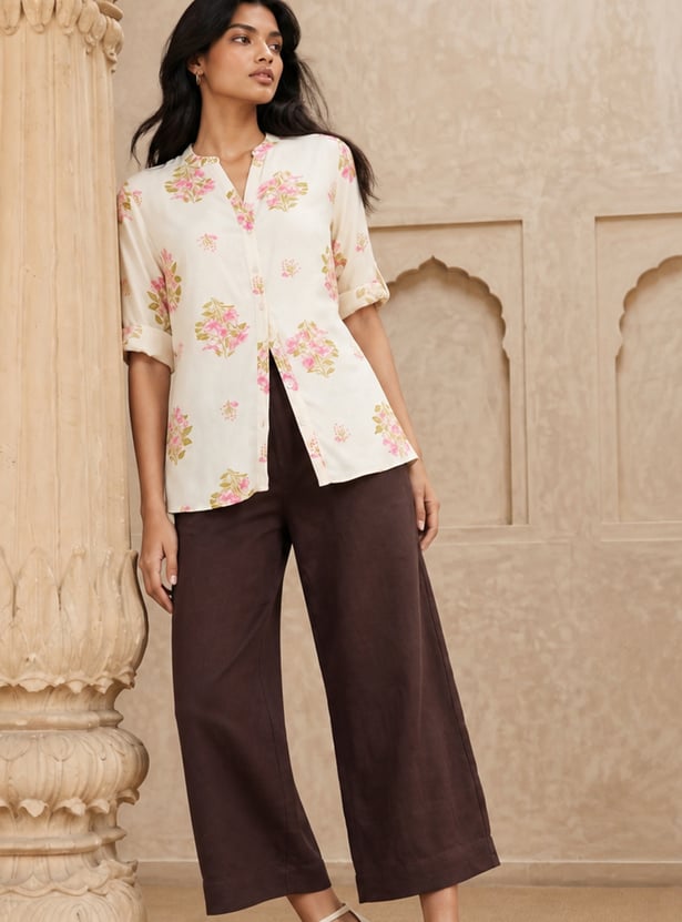 MELANGE Solid Palazzos