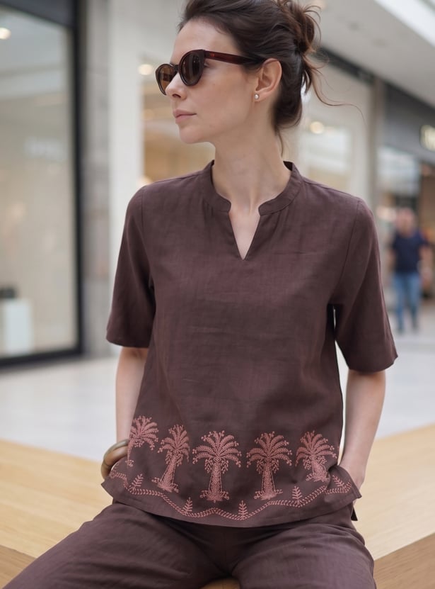 MELANGE Embroidered Tunic