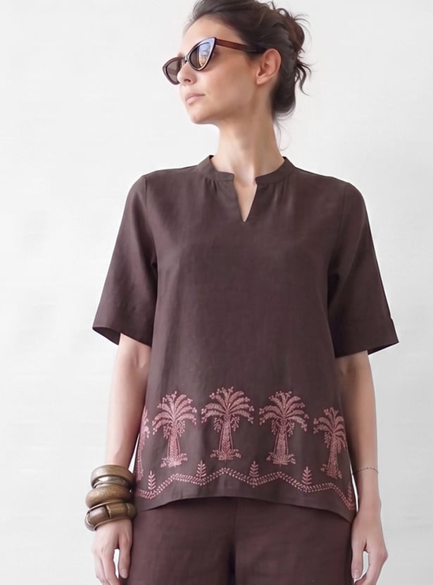MELANGE Embroidered Tunic