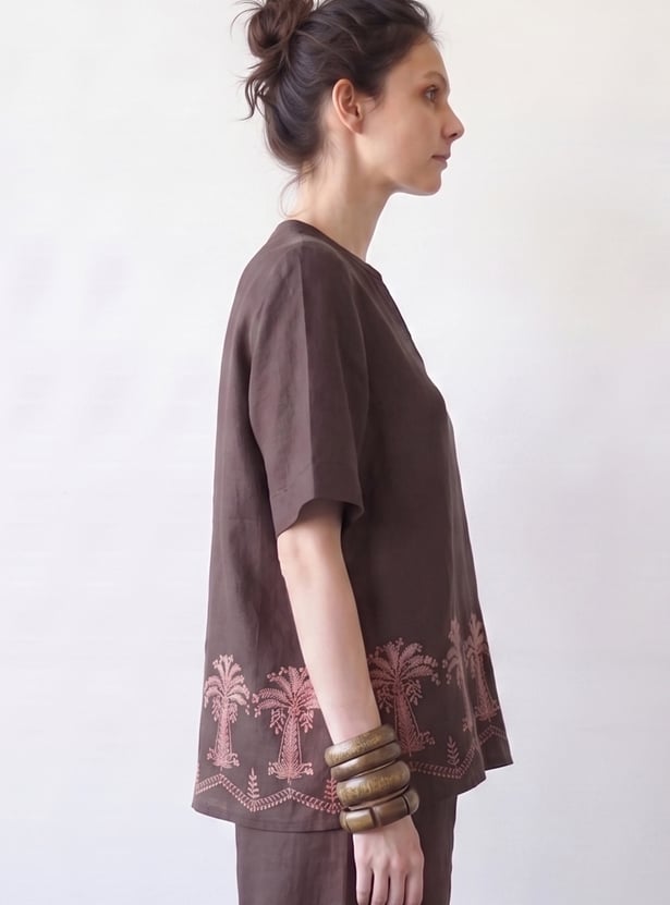 MELANGE Embroidered Tunic