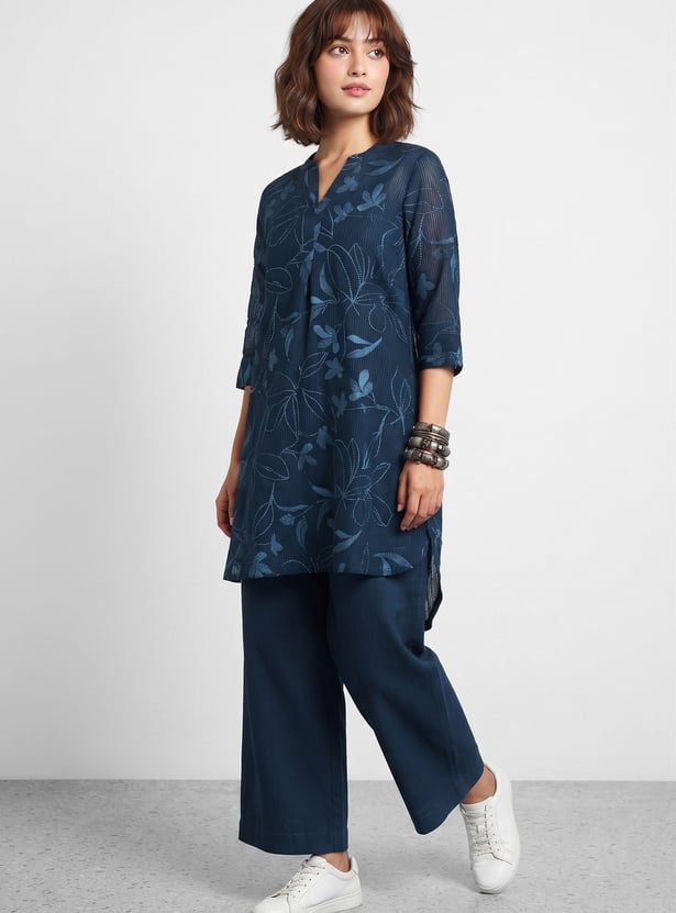 MELANGE Floral Kurta Set