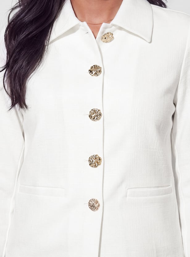CODE Buttoned Casual Jacket