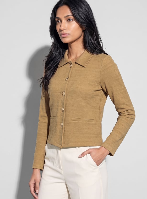 CODE Buttoned Casual Jacket