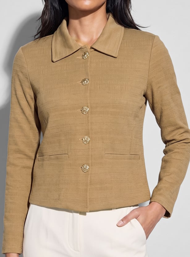 CODE Buttoned Casual Jacket