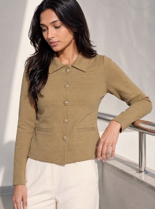 CODE Buttoned Casual Jacket
