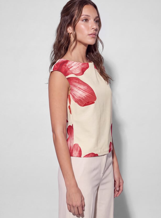 CODE Floral Print Top